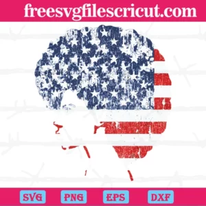 American Flag Afro Natural Hair, Layered Svg Files Invert
