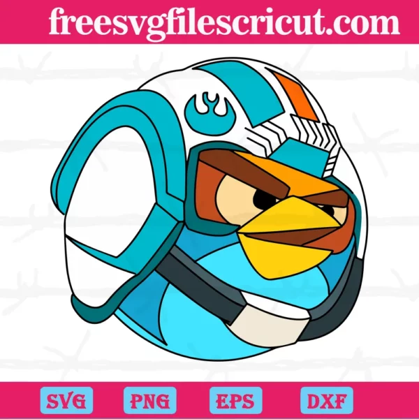Angry Birds Star Wars Blue, Vector Files