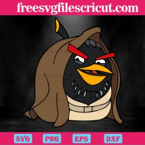 Angry Birds Star Wars Boom, Cutting File Svg Invert