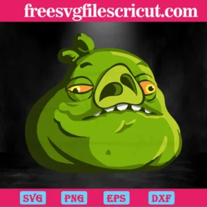 Angry Birds Star Wars Jabba The Hutt, Vector Svg Invert