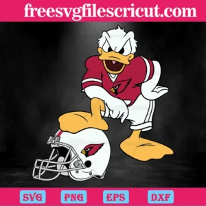 Cardinals Skull Mascot Football Svg, Arizona Cardinals Svg