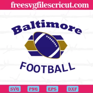 Baltimore Ravens Football, Svg Clipart