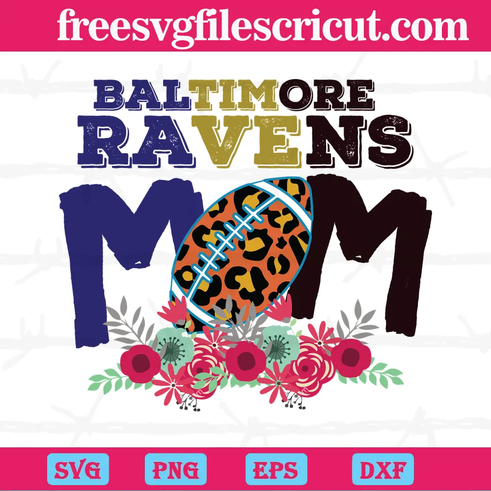 Baltimore Ravens NFL Team SVG Files for Cricut Sublimation Files