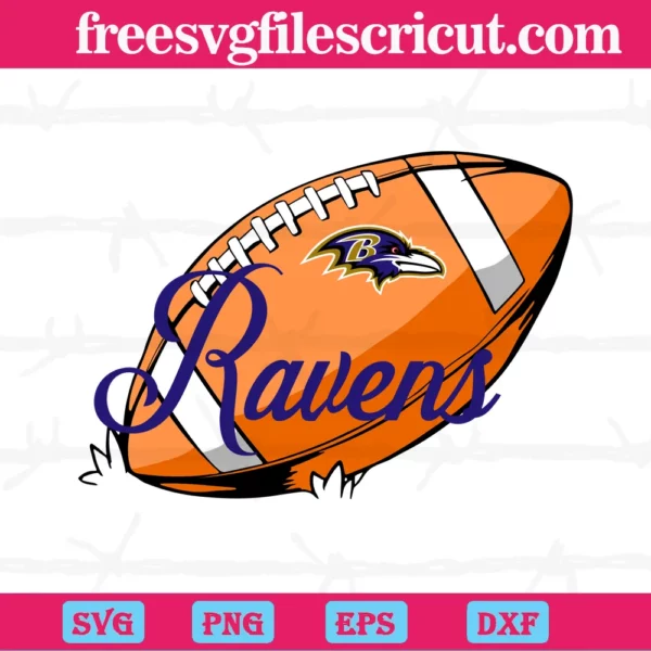 Baltimore Ravens Nfl Ball, Premium Svg Files