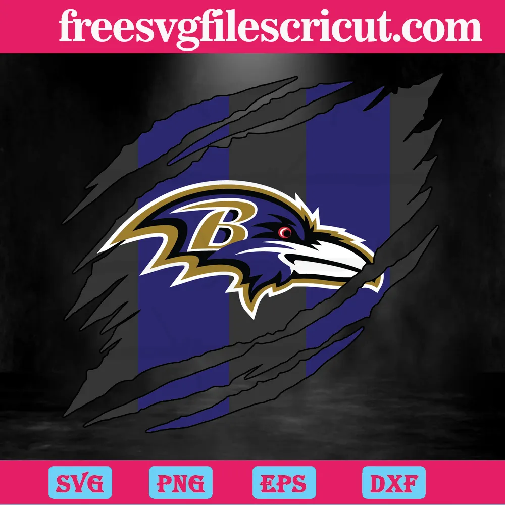 Baltimore Ravens NFL Team SVG Files for Cricut Sublimation Files