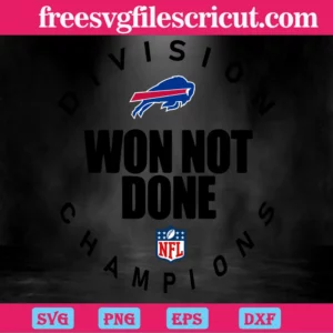 Buffalo Bills Nfl Division Won Not Done Champion, Scalable Vector Graphics Invert