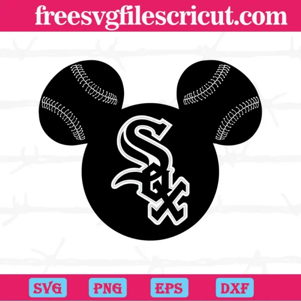 White Sox Baseball Svg, Go White Sox Svg, Retro Jersey Font, White Sox Team  Logo. Vector Cut file Cricut, Silhouette, Pdf Png Dxf Eps.