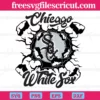 Chicago White Sox Baseball Team Wall Crack, Scalable Vector Graphics