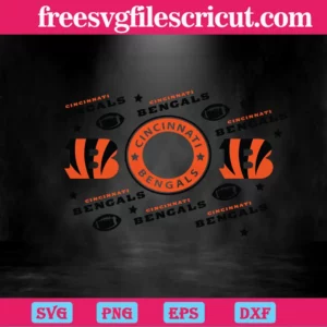 Cincinnati Bengals Starbucks Wrap,Svg Png Dxf Eps Invert