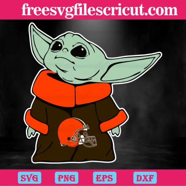 Cleveland Browns Nfl Baby Yoda, Premium Svg Files Invert