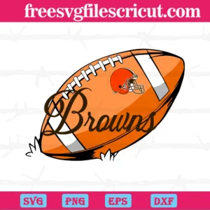 Cleveland Browns Nfl Ball, Svg Designs