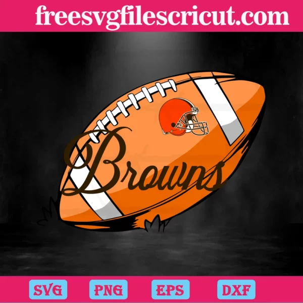 Cleveland Browns Nfl Ball, Svg Designs Invert