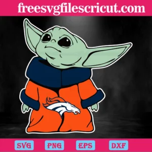 Denver Broncos Nfl Baby Yoda, High-Quality Svg Files Invert