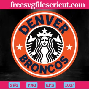 Denver Broncos Starbucks Logo, Design Files Invert