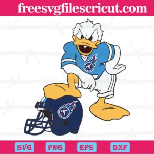 Donald Duck Tennessee Titans, Svg Png Dxf Eps Designs Download