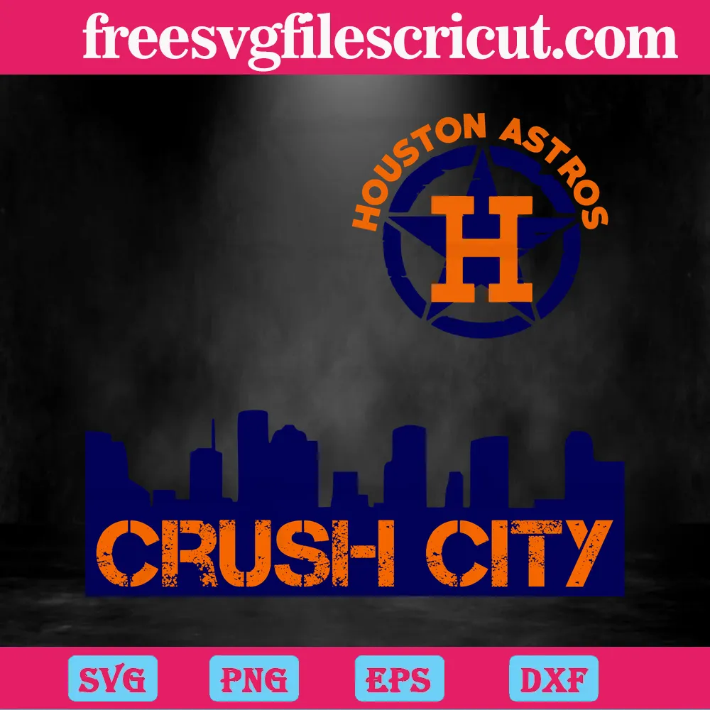 Houston Astros Cricut cut file, Silhouette cutting file,Premium Quality