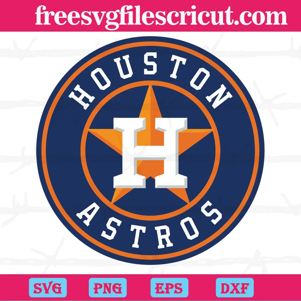 Houston Astros Logo, Svg Png Dxf Eps Digital Files - free svg