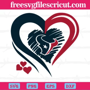 Houston Texans Heart Logo, Svg File Formats