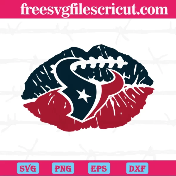 Houston Texans Nfl Lips, Svg Designs