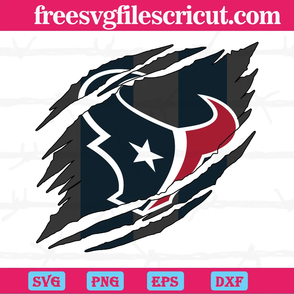 Houston Texans NFL Football Logo SVG cricut cut files