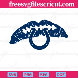 Indianapolis Colts Nfl Lips, Scalable Vector Graphics