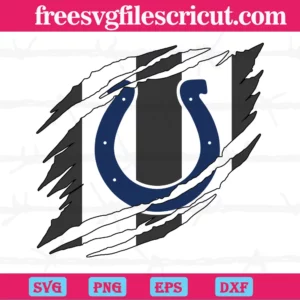 Indianapolis Colts Torn Nfl, Svg Files For Crafting And Diy Projects