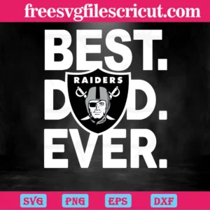 Las Vegas Raiders Best Dad Ever, Scalable Vector Graphics