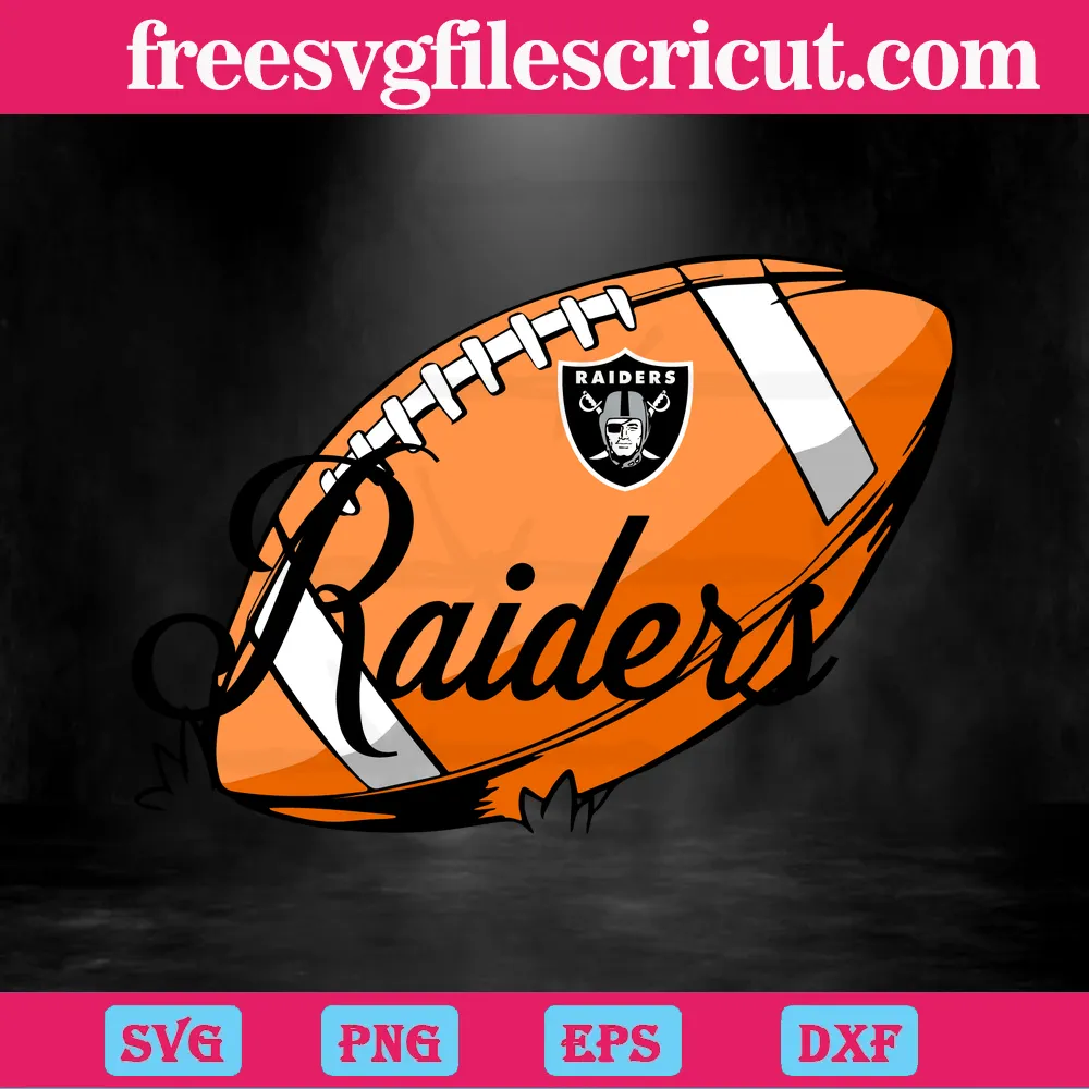 Las Vegas Raiders Nfl Ball, Svg Cut Files - free svg files for cricut