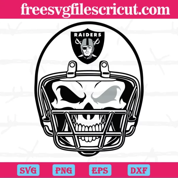 Las Vegas Raiders Skull Helmet, Downloadable Files