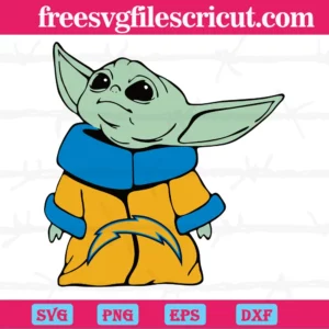 Los Angeles Chargers Nfl Baby Yoda, Digital Files