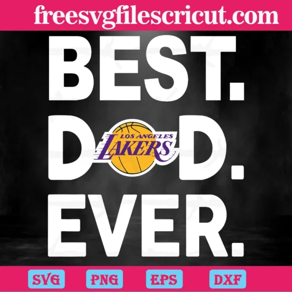 Los Angeles Lakers Best Dad Ever, Graphic Design