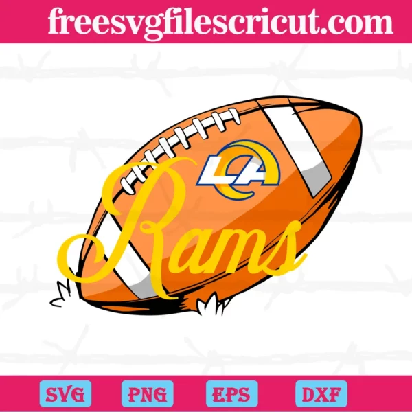 Los Angeles Rams Nfl Ball, Scalable Vector Graphics