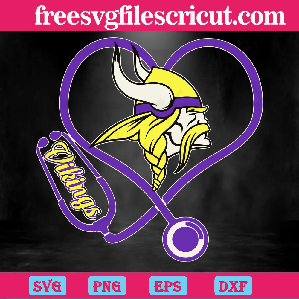 Minnesota Vikings Logo SVG NFL Team Graphic Design File