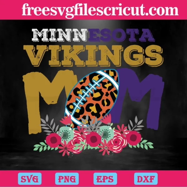 Minnesota Vikings Mom Nfl Team, Digital Files Invert