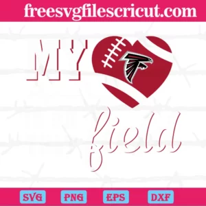 My Heart Is On That Field Atlanta Falcons, Design Files Invert