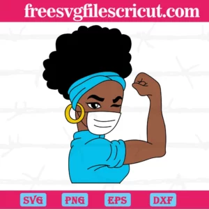 Nurse Afro Woman, Svg File Formats