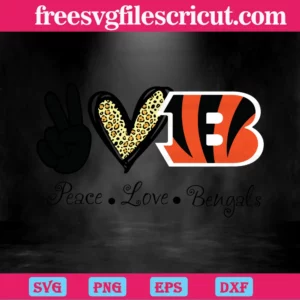 Cincinnati Bengals SVG PNG DXF EPS - free svg files for cricut