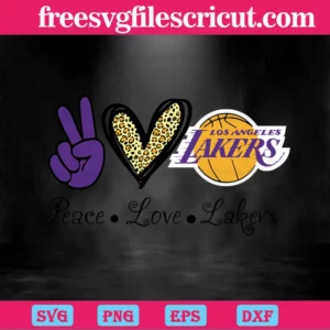 Peace Love Los Angeles Lakers, Downloadable Files Invert