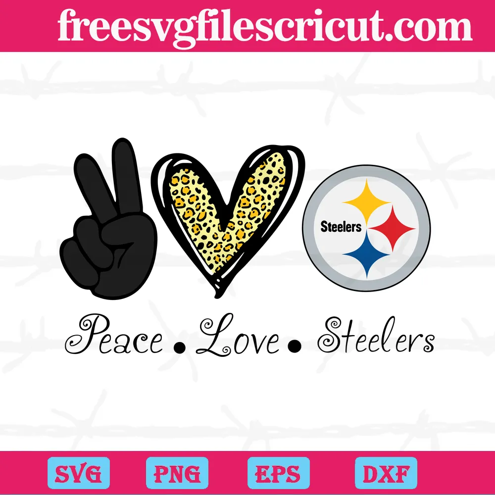 Pittsburgh Steelers Logo SET Design SVG Files, Cricut, Silhouette