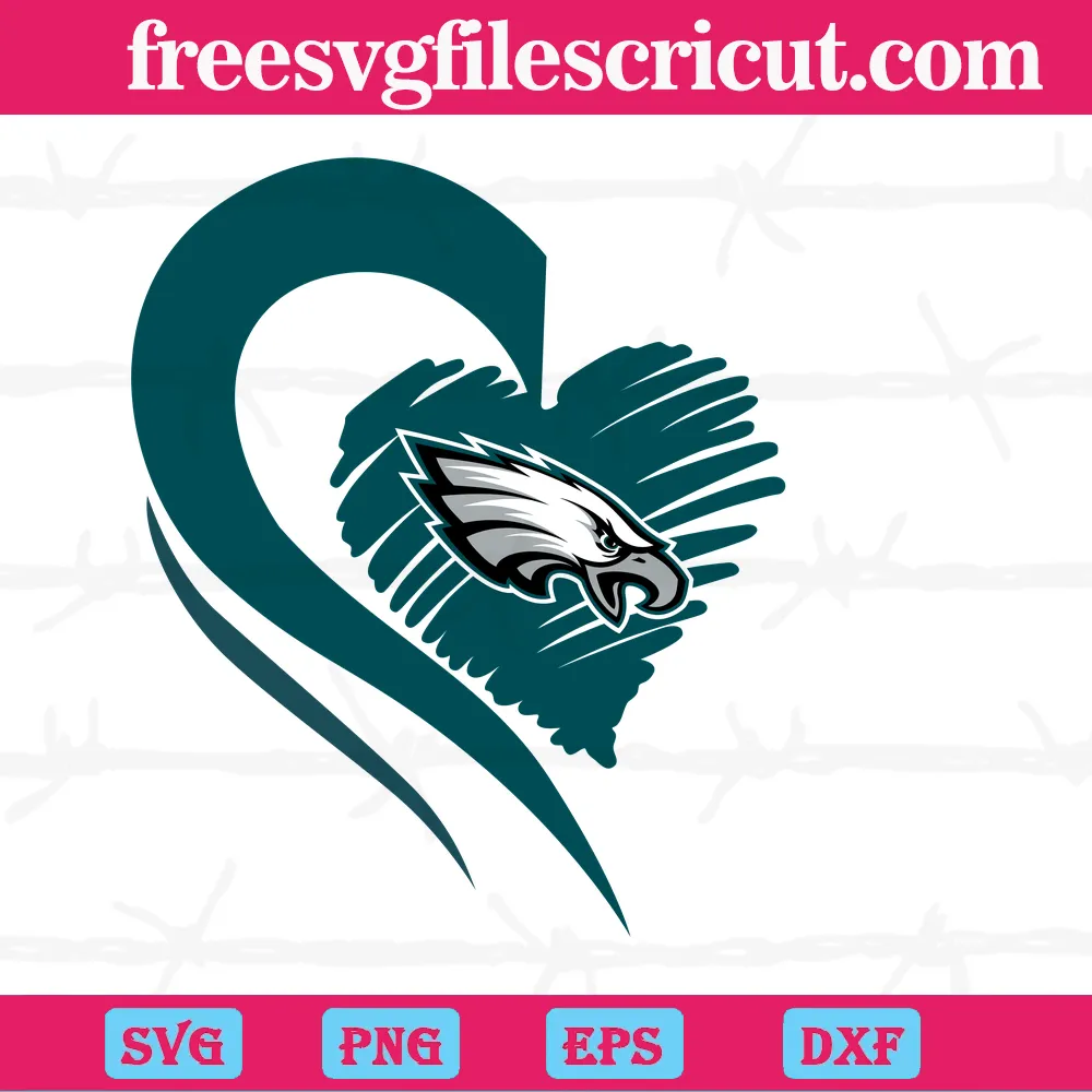 Philadelphia Eagles SVG, NFL Football Team T-shirt SVG Design Cut Files  Cricut Digital Download SVG