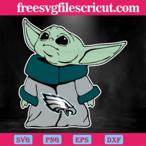 Philadelphia Eagles Nfl Baby Yoda, Digital Files Invert