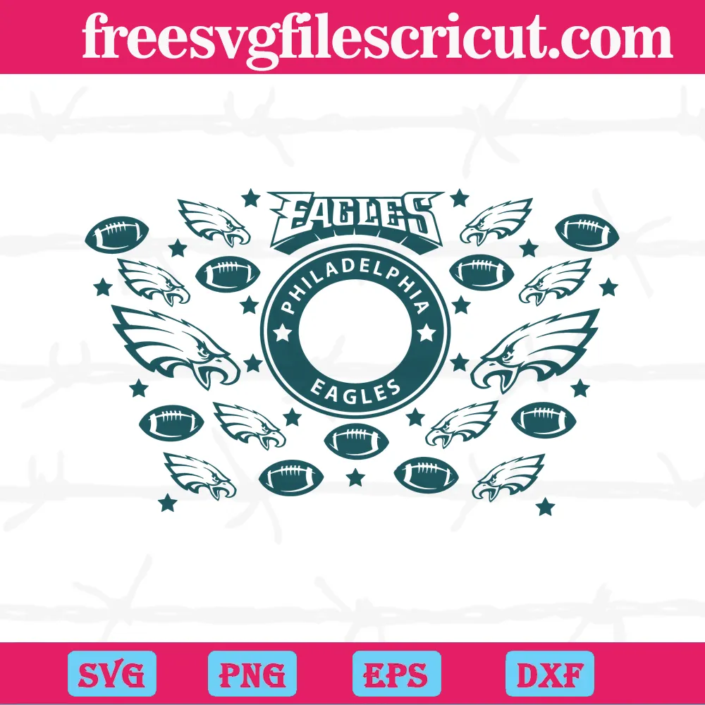 Philadelphia Eagles Heart Stethoscope, Layered Svg Files - free svg files  for cricut