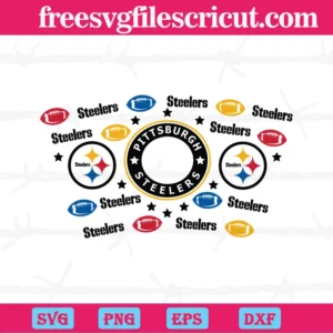 Pittsburgh Steelers Starbucks Wrap, Graphic Design