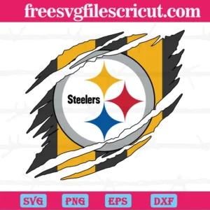 Pittsburgh Steelers Torn Nfl, Svg Cut Files
