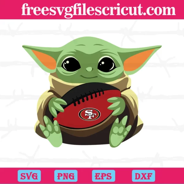 San Francisco 49Ers Baby Yoda, Scalable Vector Graphics