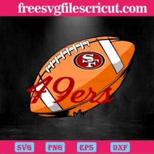 San Francisco 49ers Heart svg Open Heart Super Bowl American Football