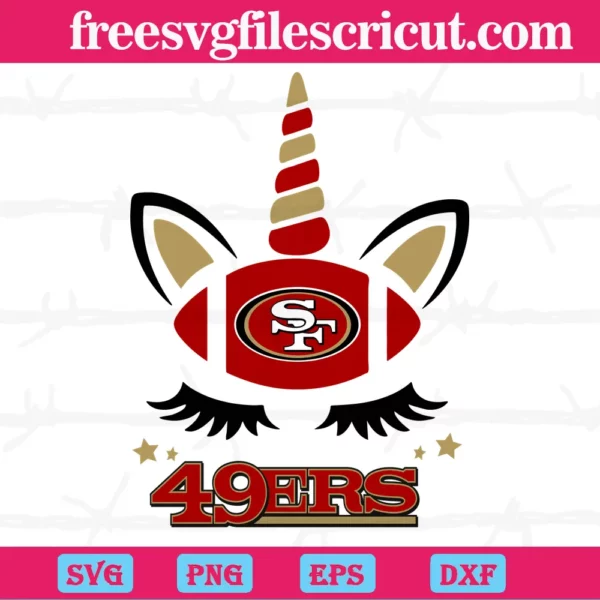 San Francisco 49Ers Unicorn, Svg File Formats