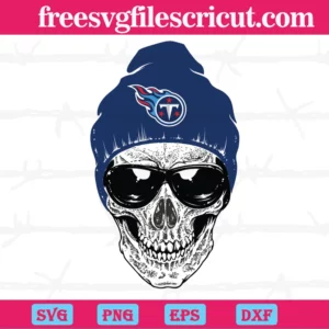 Skull Tennessee Titans, Svg Png Dxf Eps Digital Download
