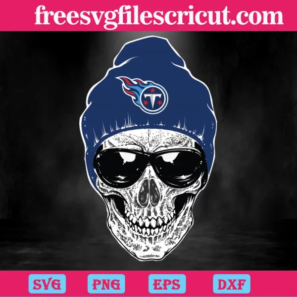 Skull Tennessee Titans, Svg Png Dxf Eps Digital Download Invert