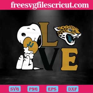 Snoopy Love Jacksonville Jaguars, Svg File Formats Invert